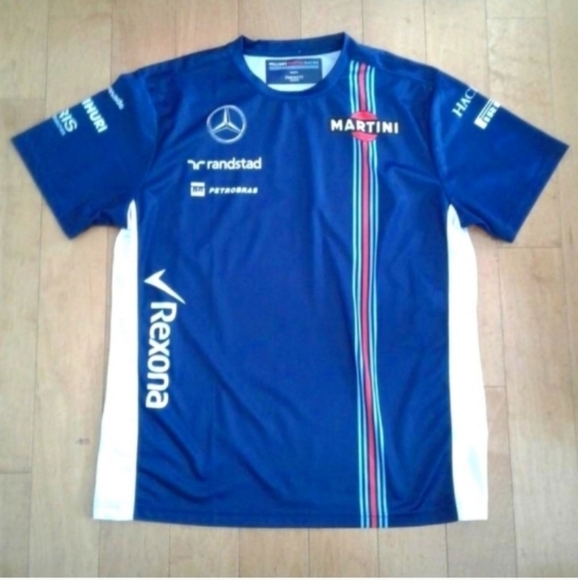 Hackett London Williams Martini Racing Formula 1 Mercedes jersey shirts Mens XXL - Picture 3 of 7